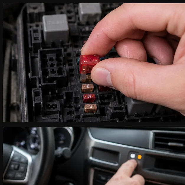 Test once. Representative view · exact vehicle may differ.