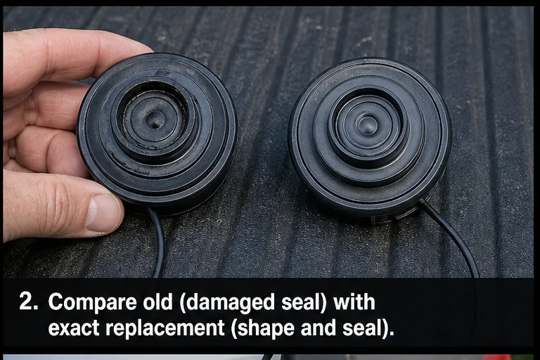 Compare the replacement. Vue représentative · le véhicule exact peut différer.